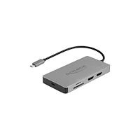 DeLOCK Delock - dockningsstation - USB-C - 2 x HDMI - 1GbE