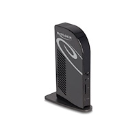 DeLOCK Delock - dockningsstation - USB-C / Thunderbolt 3 / Thunderbolt 4 - 3 x HDMI, 3 x DP - 1GbE