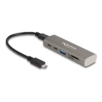 DeLOCK Delock - dockningsstation - USB-C / Thunderbolt 3 / Thunderbolt 4