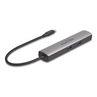 DeLOCK Delock - dockningsstation - USB-C 3.2 Gen 2 / Thunderbolt 3 / Thunderbolt 4 - HDMI - 2.5GbE