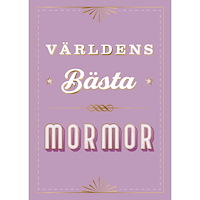Tukan Förlag Världens bästa mormor (inbunden)