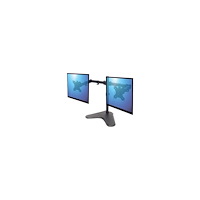 Manhattan Manhattan TV & Monitor Mount, Desk, Double-Link Arms, 2 screens, Screen Sizes: 10-27", Black, Stand Assembly, Dual Scree...