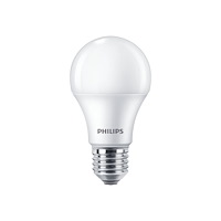 Philips Philips - LED-glödlampa - form: A60 - glaserad finish - E27 - 10 W - varmt vitt ljus - 2700 K - matt (paket om 4)