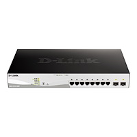 D-Link D-Link DGS 1210-10MP - switch - 10 portar - smart - rackmonterbar