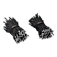 Twinkly Twinkly Generation II - stränglampor - LED x 250 - RGB/vitt ljus - svart