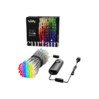 Twinkly Twinkly Curtain Generation II Special Edition - stränglampor - LED x 210 - RGB/varmt vitt ljus - transparent