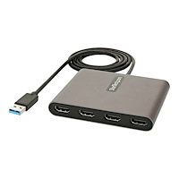 StarTech.com StarTech.com USB 3.0 till 4x HDMI-adapter - Externa video- och grafikkort - USB Type-A till dongel för Quad HDMI-skärmad...