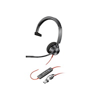 Hewlett-Packard HP Poly Blackwire 3310 - headset - USB-A