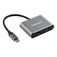 StarTech.com StarTech.com USB-C multiportvideoadapter - HDMI eller DisplayPort - 4K 60 Hz - videokort - DisplayPort / HDMI - 20.5 cm