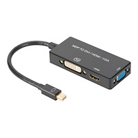 Digitus ASSMANN videokort - DisplayPort / HDMI / DVI / VGA - 20 cm