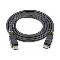 StarTech.com StarTech.com 0.5m Short DisplayPort 1.2 Cable with Latches DisplayPort 4k - DisplayPort-kabel - 50 cm