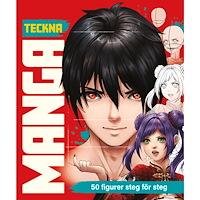 Tukan Förlag Teckna manga : 50 figurer steg för steg (häftad)