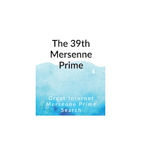 Notion Press, Inc. The 39th Mersenne prime (häftad, eng)