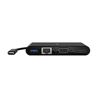 Belkin International Belkin multimedia- och laddningsadapter - USB-C - VGA, HDMI - 1GbE