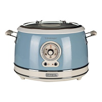 ARIETE Ariete Vintage 2904 - riskokare/långsam kokare - himmelsblå