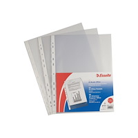 ESSELTE Esselte Office - arkskyddare - för 300 x 420 mm - transparent (paket om 50)