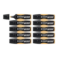 STABILO STABILO GREEN BOSS, 1 styck, Orange, Mejselspets, Svart, Ora...