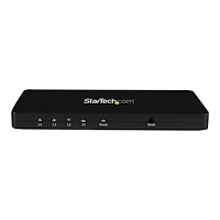 StarTech.com StarTech.com 4K HDMI-video-splitter med 4 portar – 1x4 HDMI-splitter med hölje i solitt aluminium – 4K @ 30 Hz - video-/...