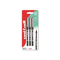 Uni-Ball Uni-ball eye 150 3 stk sorte Rollerpenne stregbredde 0,2mm m...