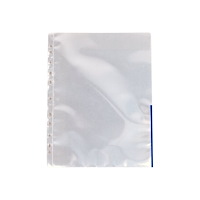 ESSELTE Esselte - arkskyddare - för A4 - genomskinligt glas med blå flik (paket om 100)