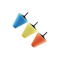 Amio Poleringssvampar för fälgar, koniska, 3 st. amio-02518 svamp...