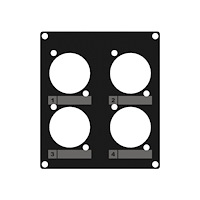 Caymon Caymon CAYMON CASY203/B CASY 2 space cover plate