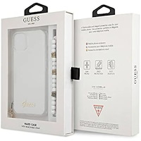 Guess Guess GUHCP13SKPSWH iPhone 13 mini 5,4" genomskinligt skal i...