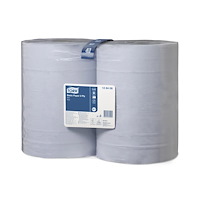 TORK Aftørringspapir Tork W1 Basic blå 2-lags 340m