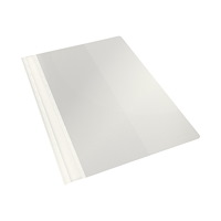 ESSELTE Esselte - plattstrecksfil - för A4 - kapacitet: 30 ark - genomskinlig vit (paket om 25)