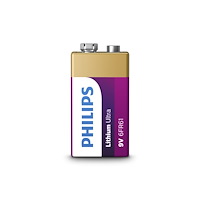 Philips Philips Lithium Ultra Batteri 6FR61LB1A/10, Engångsbatteri,...