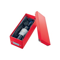 LEITZ Leitz Click & Store WOW - förvaringsbox - kapacitet: 60 diskar - röd