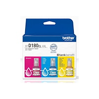 Brother Brother BTD180CL Multipack - 3-pack - gul, cyan, magenta - original - påfyllnadsbläck