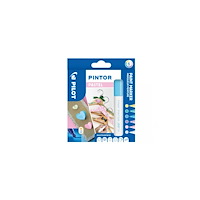 Pilot Pen Marker Pilot Pintor Pastel Mix Medium 1,4 mm med 6 stk. ass....