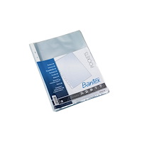 BANTEX Fickor Bantex med öppning i toppen 0,04 mm genomskinliga