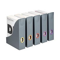 Durable DURABLE VARICOLOR - magasinfil - för Letter, A4 - antracitgrå (paket om 5)