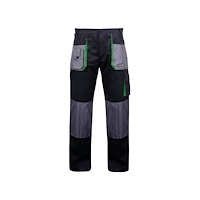 LAHTIPRO Lahti Pro arbetsbyxor i bomull svart-grön storlek 2L (L40506...