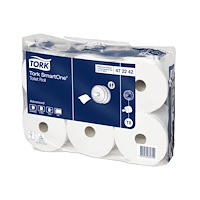 TORK Toalettpapper Tork SmartOne® T8 2-lagers vitt 207 ml