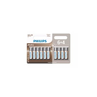 Philips Philips LR6A10BP/10, Engångsbatteri, AA, Alkalisk, 1,5 V, 10...