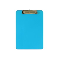 MAUL MAULneon - urklipp - för A4 - genomskinligt blå