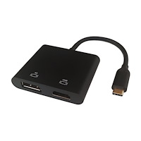 Deltaco DELTACO - video/audiosplitter - 2x 4K60Hz - 2 portar