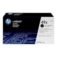 HP HP 49X - 2-pack - Lång livslängd - svart - original - LaserJet - tonerkassett (Q5949XD)