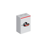 ABB Säkerhetsbrytare 63A 3-polig med hjälpkontakt svart handtag...