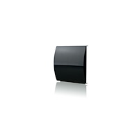 SIKU VertriebsgmbH Komplett ytterväggsgaller i svart plast med front i pulverla...