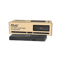 Club-3d Club 3D 8-in-1 - dockningsstation - USB-C - HDMI, DP - 1GbE
