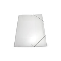 PLAST-PETTER AB Elastikmappe, Plast Petter, 3-klap, A3, transparant, pakke a...