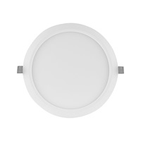 LEDVANCE LEDVANCE DOWNLIGHT SLIM - wall/ceiling recessed lamp - LED - 12 W - varmt vitt ljus - 3000 K - rund - vit
