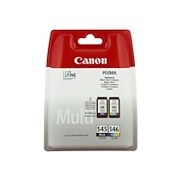 CANON Canon PG-545 / CL-546 Multipack - 2-pack - svart, färg (cyan, magenta, gul) - original - bläckpatron