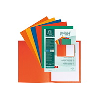 EXACOMPTA Exacompta Nature Future Lutro Carte - fyrkantig skärmapp - för A4 - kapacitet: 200 ark - fläckblandade (paket om 25)