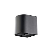 sg armaturen SG ARMATUREN Artes Rund Svart 360lm 2700K Ra&gt80 Bakkantdim...