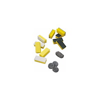 Solar Plus Skursvamp med handtag Cleanline grön 7x15cm, förpackning med...